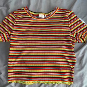 Striped T-Shirt Zumiez Colorful